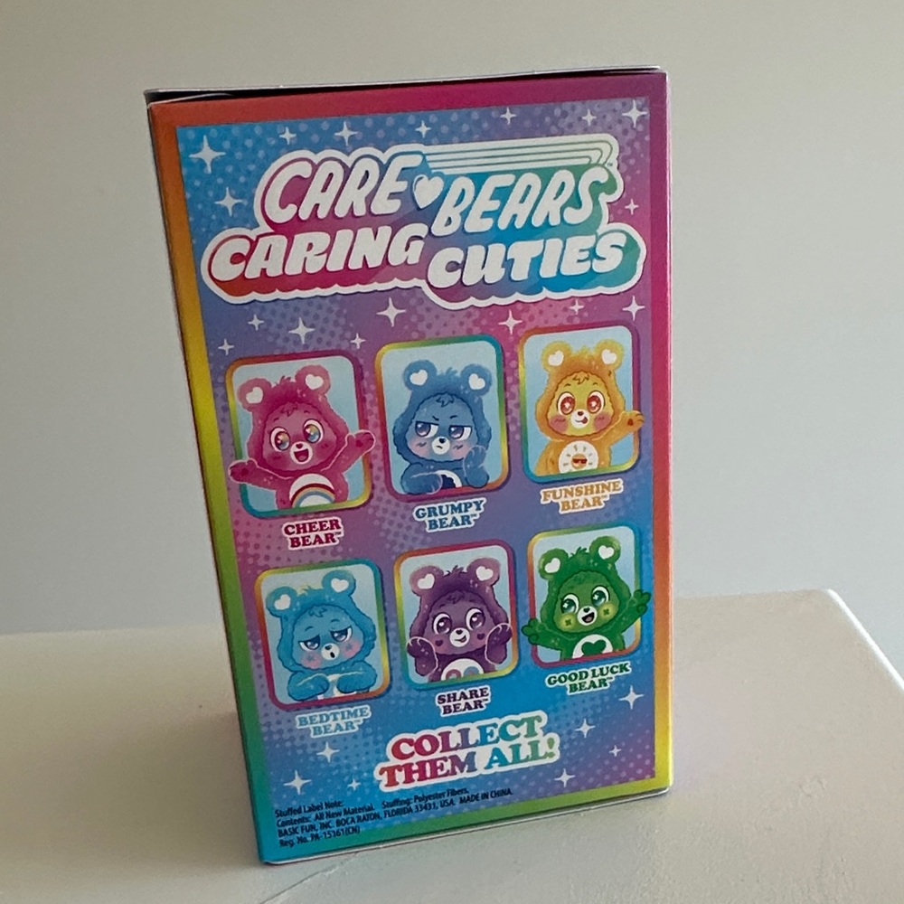 NEW Care Bears Plush Pendant - Caring Cuties Vinyl Brand New Unopened -“24” code - Picture 3 of 7